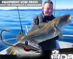 Wild Devil Baits Sandeel Jig Head Jighaken Sand Eel Jigkopf Jig Hook Bleikopf Meeresangeln Jighead Norwegen Angelköder