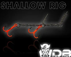 Wild Devil Baits Shallow Rig Spin System Gummifischsystem Hecht Screw Stinger System Big Bait System Zielfische
