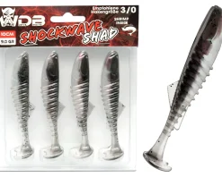 Wild Devil Baits Shockwave Shad Baby Zander Gummifisch Kunstköder Softlure Gummiköder Hecht Barsch Zander Angelköder Raubfischköder Angelköder