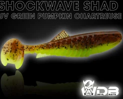 Wild Devil Baits Shockwave Shad 20cm Gummifisch Kunstköder Softlure Gummiköder Hecht Wels Dorsch Heilbutt Meeresköder Raubfischköder Angelköder