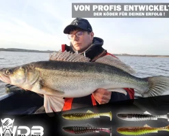 Wild Devil Baits Shockwave Shad Klares Wasser Gummifisch Kunstköder Softlure Gummiköder Hecht Barsch Zander Angelköder Raubfischköder Angelköder