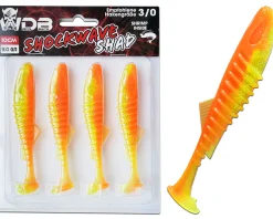 Wild Devil Baits Shockwave Shad Red Devil Gummifisch Kunstköder Softlure Gummiköder Hecht Barsch Zander Angelköder Raubfischköder Angelköder