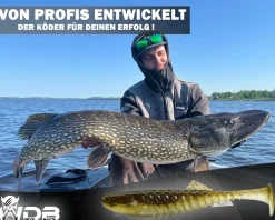 Wild Devil Baits Shockwave Shad Natural Perch Gummifisch Kunstköder Softlure Gummiköder Hecht Barsch Zander Angelköder Raubfischköder Angelköder