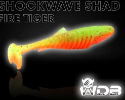 Wild Devil Baits Shockwave Shad Gummifisch Kunstköder Softlure Gummiköder Hecht Barsch Zander Angelköder Raubfischköder Angelköder