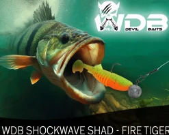 Wild Devil Baits Shockwave Shad Gummifisch Kunstköder Softlure Gummiköder Hecht Barsch Zander Angelköder Raubfischköder Angelköder