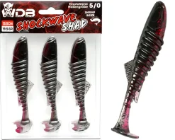 Wild Devil Baits Shockwave Shad Gummifisch Kunstköder Softlure Gummiköder Hecht Barsch Zander Angelköder Raubfischköder Angelköder