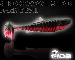 Wild Devil Baits Shockwave Shad Gummifisch Kunstköder Softlure Gummiköder Hecht Barsch Zander Angelköder Raubfischköder Angelköder
