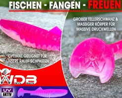Wild Devil Baits Shockwave Shad Gummifisch Kunstköder Softlure Gummiköder Hecht Barsch Zander Angelköder Raubfischköder Angelköder