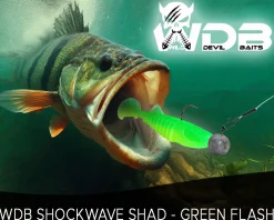 Wild Devil Baits Shockwave Shad Gummifisch Kunstköder Softlure Gummiköder Hecht Barsch Zander Angelköder Raubfischköder Angelköder