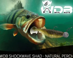 Wild Devil Baits Shockwave Shad Gummifisch Kunstköder Softlure Gummiköder Hecht Barsch Zander Angelköder Raubfischköder Angelköder