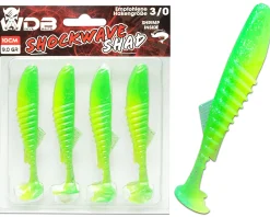 Wild Devil Baits Shockwave Shad Gummifisch Kunstköder Softlure Gummiköder Hecht Barsch Zander Angelköder Raubfischköder Angelköder