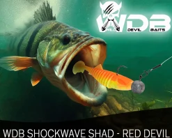 Wild Devil Baits Shockwave Shad Gummifisch Kunstköder Softlure Gummiköder Hecht Barsch Zander Angelköder Raubfischköder Angelköder