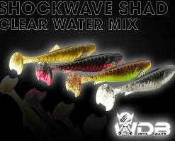 Wild Devil Baits Shockwave Shad Gummifisch Kunstköder Softlure Gummiköder Hecht Barsch Zander Angelköder Raubfischköder Angelköder