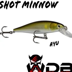 Wild Devil Baits Shot Minnow Wobbler Hardbait Kunstköder Angelköder