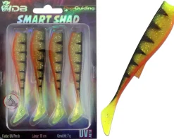 Wild Devil Baits Smart Shad UV Perch Pro Guiding Gummifisch  Angelköder