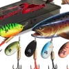 Wild Devil Baits Spinner Sortiment Forelle in Box Trout Spinnköder Kunstköder Set Angelköder Spoon Sortimente