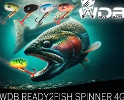 Wild Devil Baits Spinner Sortiment Forelle in Box Trout Spinnköder Kunstköder Set Angelköder Spoon Sortimente