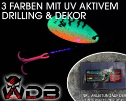 Wild Devil Baits Spinner Sortiment Forelle in Box Trout Spinnköder Kunstköder Set Angelköder Spoon Sortimente