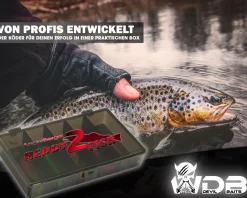 Wild Devil Baits Spinner Sortiment Forelle in Box Trout Spinnköder Kunstköder Set Angelköder Spoon Sortimente