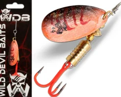 Wild Devil Baits Spinner Red Devil Raubfisch Köder Kunstköder Spoon  Angelköder