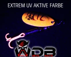 Wild Devil Baits Spinner Red Devil Raubfisch Köder Kunstköder Spoon  Angelköder