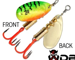 Wild Devil Baits Spinner Fire Tiger Raubfisch Köder Kunstköder Spoon  Angelköder