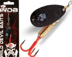 Wild Devil Baits Spinner Black Devil Raubfisch Köder Kunstköder Spoon  Angelköder