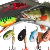 Wild Devil Baits Spinner Sortiment Barsch in Box Perch Spinnköder Kunstköder Set Angelköder Spoon Sortimente