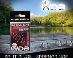 Wild Devil Baits Splitring extra strong Sprengring Splitringe Angelzubehör