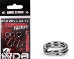 Wild Devil Baits Splitring extra strong Sprengring Splitringe Angelzubehör