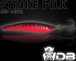 Wild Devil Baits Strike Pilk Red Devil Pilker Meeresköder Angeln Dorsch Heilbutt Norwegen Köder Meeresangeln Angelköder