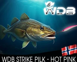 Wild Devil Baits Strike Pilk Hot Pink Pilker Meeresköder Angeln Dorsch Heilbutt Norwegen Köder Meeresangeln Angelköder