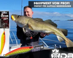Wild Devil Baits Strike Pilk Pilker Meeresköder Angeln Dorsch Heilbutt Norwegen Köder Meeresangeln Angelköder