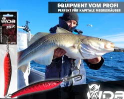 Wild Devil Baits Strike Pilk Pilker Meeresköder Angeln Dorsch Heilbutt Norwegen Köder Meeresangeln Angelköder