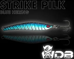 Wild Devil Baits Strike Pilk Blue Hering Pilker Meeresköder Angeln Dorsch Heilbutt Norwegen Köder Meeresangeln Angelköder
