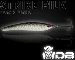 Wild Devil Baits Strike Pilk Black Pearl Pilker Meeresköder Angeln Dorsch Heilbutt Norwegen Köder Meeresangeln Angelköder