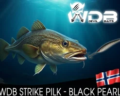 Wild Devil Baits Strike Pilk Black Pearl Pilker Meeresköder Angeln Dorsch Heilbutt Norwegen Köder Meeresangeln Angelköder