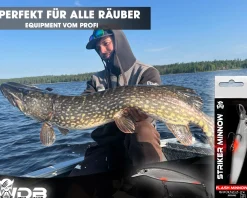 Wild Devil Baits Striker Minnow Wobbler Hardbait Kunstköder Raubfisch Köder Barsch Hecht Zander Wobbler