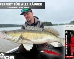 Wild Devil Baits Striker Minnow Wobbler Hardbait Kunstköder Raubfisch Köder Barsch Hecht Zander Wobbler