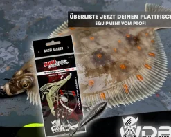 Wild Devil Baits Surf Leader mit Blei Brandungsvorfach Plattfisch Meeresvorfach Salt Rig Brandungssystem Meeresangeln verschiedene Varianten Angelköder