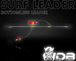 Wild Devil Baits Surf Leader Brandungsvorfach Plattfisch Meeresvorfach Salt Rig Brandungssystem Meeresangeln verschiedene Varianten Angelköder