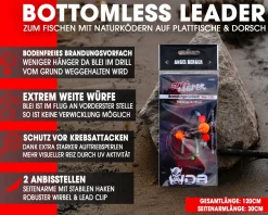Wild Devil Baits Surf Leader Brandungsvorfach Plattfisch Meeresvorfach Salt Rig Brandungssystem Meeresangeln verschiedene Varianten Angelköder
