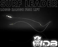 Wild Devil Baits Surf Leader Long Range Fish Lift Brandungsvorfach Weitwurf Fisch Lift Vorfach Meeresvorfach Salt Rig Brandungssystem Angelköder