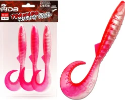 Wild Devil Baits Tornado Curly Tail Hot Pink Twister Gummifisch Shad Kunstköder Softlure Gummiköder Hecht Barsch Zander Angelköder