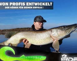 Wild Devil Baits Tornado Curly Tail Twister Gummifisch Shad Kunstköder Softlure Gummiköder Hecht Barsch Zander Angelköder