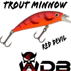 Wild Devil Baits Trout Minnow Forellen Wobbler Kunstköder Flachläufer  Angelköder