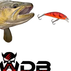 Wild Devil Baits Trout Minnow Forellen Wobbler Kunstköder Flachläufer  Angelköder