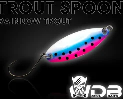Wild Devil Baits Trout Spoon Rainbow Trout Forellen Blinker Mini Spoon Forellenangeln Angelköder