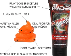 Wild Devil Baits Ultra Boost Raubfischpaste Barsch Lockstoff Paste Fish Attractant Köder Paste Raubfisch Aroma Futtermittel