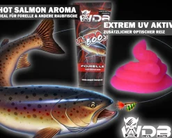 Wild Devil Baits Ultra Boost Raubfischpaste Forelle Lockstoff Paste Fish Attractant Köder Paste Raubfisch Aroma Futtermittel
